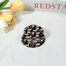 MagSafe Magnetic Phone Holder, Airbag Stand, Magnetic Stand, Strong Magnetic Stand, Full-Screen Design With Bowknot And Cat Pattern, Suitable For Various Phone Models. - Multicolor - View 3