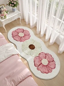 DAJIANG Thảm len họa tiết hoa hồng trắng, thích hợp cho phòng tắm, nhà bếp, ngoài trời, trong nhà, hành lang, phòng ngủ, phòng khách, cạnh giường ngủ. Có thể giặt máy, dễ vệ sinh, đế chống trơn trượt. Thích hợp trang trí phòng ngủ mùa đông, trang trí ngày lễ tình nhân, phụ kiện phòng tắm thiết yếu, bộ trang trí phòng, thảm trang trí ngoài trời. - Nhiều màu - Xem 6