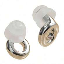 Latest 4-Pack Earplugs - Reusable Silicone Earplugs With Portable Case, Exquisite Packaging Box, Suitable For Couples, Concerts, Sleep, Work, Study, Travel - Compatible With Headphones And Music, No Batteries Needed, Sleep Aid, Fashionable Design, Durable Structure - Vàng - Xem 9