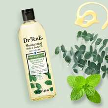 Dr Teal's Soothing Eucalyptus & Spearmint Moisturizing Bath & Body Oil - 8.8 Fl Oz - 尤加利 - 查看 4