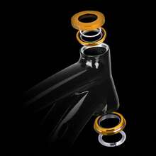 44mm Bicycle Bike Electroplating Internal Sealed Bearing Headset (Golden) - Dorado - Ver 6
