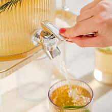 High Quality Cold Water Pitcher, Refrigerator, Cold Water Pitcher, Heat-Resistant Fruit Tea, Soda Dispenser, Water Cup Set - Multicolor - View 9