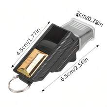 Referee Whistle Set, Outdoor Sports Whistle, High-Pitch Whistle Suitable For Basketball, Football Matches, Loud Sound - Multicolor - View 3