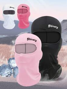 1-2pcs Unisex Ice Silk Face Mask, Windproof UV Protection, Fashionable & Versatile For Outdoor Activities - Multicolor - View 19