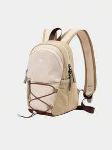 CAMEL CROWN Ba lô du lịch sức chứa lớn có thể gấp gọn, túi đựng đồ tập thể dục du lịch cự ly ngắn - Kaki nhạt - Xem 1