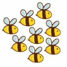 5/8/10pcs Cute Bee Fridge Magnets, Cartoon Animal Refrigerator Stickers, Kitchen Decor, Home Decor, Office & Kitchen Whiteboard Decorative Magnets - Multicolor - View 9