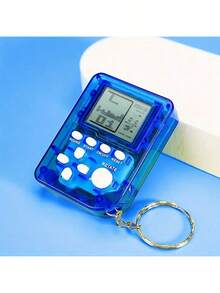 立方体游戏机钥匙扣，迷你饮酒游戏手柄吊坠，复古街机游戏钥匙扣，万圣节/感恩节/圣诞节礼物，跨境掌上游戏机玩具经典怀旧立方体游戏钥匙扣吊坠 - 彩色 - 查看 15