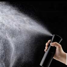 Borrifador Frasco De Spray De Cabeleireiro Contínuo/Ultra Fino Névoa Pulverizador - Preto - Visão 4
