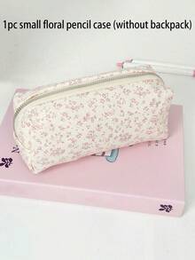 时尚大容量女士背包，尼龙材质，轻便可爱，学生背包 - 可爱碎花图案笔记本电脑背包，大学书包，多口袋设计，适合商务、通勤、户外、旅行、返校季热销 - 青少年、中小学生和大学生的理想礼物，卡哇伊 - 彩色 - 查看 9