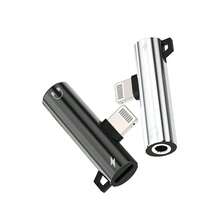 1个便携式双头适配器，Lightning转3.5mm AUX音频接口及充电转换器分线器，兼容 11/12/13/14/Mini/Pro Max/XS/XR/X/7/8/Air系列，即插即用 - 彩色 - 查看 1