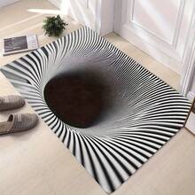 1pc Realistic 2D/3D Optical Illusion Black Hole Crack Floor Mat - Illusion 3D Cave Effect, Durable Easy-Clean Suitable For Indoor/Outdoor Use, Modern Optical Illusion For Home Entrance,,, Bedroom - Low- Fiber Design For Birthday Anniversaries, Valentine's Day, Thanksgiving, Christmas, Halloween, Wedding, New Year Gifts.Ideal Gifts For Her, Him, Family Members, Boyfriends, Girlfriends, Fathers, Mothers, Lovers, Daughters, Sons, Grandfathers, Grandmothers, Friends, Classmates, And Pets.Suitable For Car, Bedroom, Living Room, Office, Bedroom Decor, Indoor And Outdoor Decorative Mat, Fall Decor, Fall Decorations For Home, Christmas Party Theme Mat, Christmas Decor, Office Decoration. - Màu sáng 5 - Xem 4