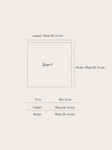 1 Stück gewebter Leoparden-Muster Schal, geeignet für den täglichen Gebrauch - Kamelfarben - Übersicht 7