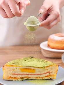 1/2pcs Premium Stainless Steel Tea Ball With Handle For Tea Infusion And Steeping - Multicolor - View 3