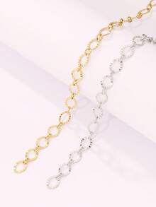 100cm Stainless Steel Sunflower Flash Chain For DIY Jewelry Making Necklaces Bracelets Findings Link Chains Accessories - DIY Chain - View 3