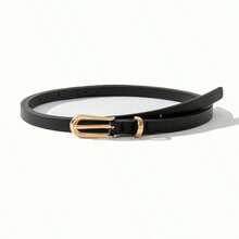 4pcs Women's Light Golden Tone Waist Belt With Pin Buckle Summer, School Fall, Autumn, Halloween - Grace - View 14