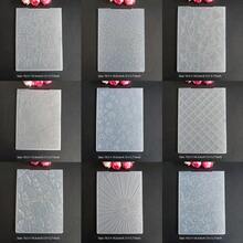 2D/3D立体压花文件夹工艺工具，适用于日记本、贺卡、纸艺装饰，图案包括水滴、气球、狗爪印、羽毛等。 - 2D - 查看 12