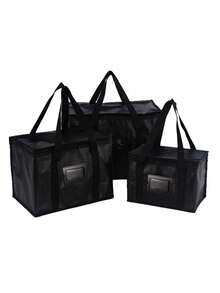 Bolsa refrigeradora portátil de gran capacidad aislada | Caja de almuerzo aislada para picnic al aire libre - Multicolor - Ver 5
