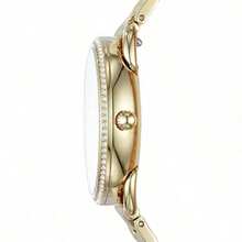 Fossil Tailor 女士金色表盘金色不锈钢表带腕表 ES4263 - 金色 - 查看 2