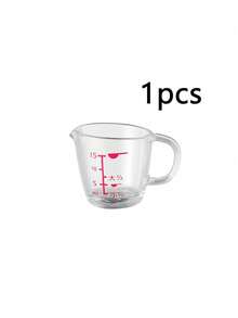 1/2/3pcs Mini Measuring Cups, Baking Measuring Cup, Small Milk Jug, Coffee Measuring Cup, Spout Cup, Milk Frothing Pitcher, Clear Measuring Cup With Plug-In Nesting Handle Stackable Design And Multiple Measurement Scales, Kitchen Gadgets - Transparent - View 11