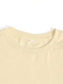 Women's Short Sleeve Anti Social Club Graphic Print T Shirt Loose Fit 100% Cotton Round Neck Tee They Are Excellent Gifts For Friends And Family Casual Streetwear Style 1Pcs - 杏色 - 查看 6