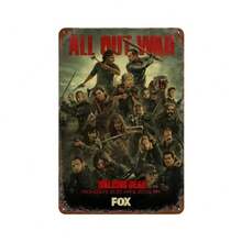 Old Movie Poster The Walking Dead Wall Sign Decor American Film Tin Sign Metal Plaque Bar Club Wall Plate Retro Home Decorat - 1 - Xem 1