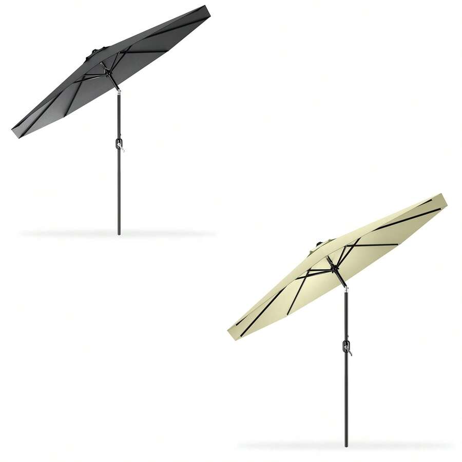 Outdoor Parasol, Stand And Base - 300cm - View 1