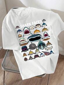 Valentine's Day Christmas 2026 New Year Men's T-Shirt, Personalized Slogan, Creative Geometric Design, Fashionable Business Casual Versatile Clothing, 180g Men's Pure Cotton T-Shirt, Men's Holiday Anniversary Gift - White - View 1