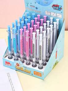 3/9pcs Innovative Syringe Shaped Virus Elimination Pens, Randomly Included With Black Ballpoint Pen And Vaccine Pen - Rectangle - View 7