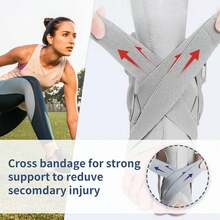 Gray X-Large Ankle Brace With Side Stabilizers - Adjustable Support For Sprain Achilles Tendon Injury Recovery - Xám - Xem 3