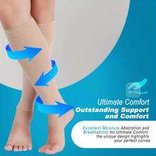 Breathable Compression Calf Sleeves Are Suitable For Basketball Soccer Running And Cycling - Multicolor - View 3