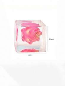 1pc Fruit-Shaped Squeeze Stress Relief Crystal Ice Cube, Slushy Texture To Relieve Stress And Emotions - Multicolor - View 4