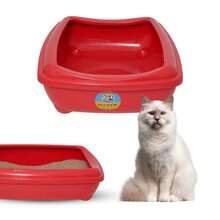 Arenero Grande Antisalpicadura De Gato 58x42.5x13 Cm Pelu2 EKIV - Verde - Ver 3