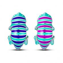 1pc Silver Color Cubic Zirconia Cute Animal Themed Frog Dragon Rabbit Cat Tiger Dog Bead Charm For 3mm Bracelet Necklace Great Addition Diy Bead Pendant Super Value Ideal For Versatile Whimsical & Playful Design For Gifts Daily Wear Holiday Presents & Pet Celebration Events - Silver - View 3