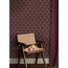 Papel pintado para despegar y pegar color gris paquete de 1-B031 - Granate - Ver 1