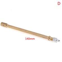 Tapa de válvula de neumático de rueda de latón, extensión de vástago de neumático, extensor de poste ZPQL - 140 mm - Ver 9