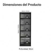 Ropero Organizador y Zapatera Madesa Con 2 Puertas Negro - Negro - Ver 3