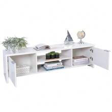 MADESA Television Stands & Entertainment Centers - White - View 5