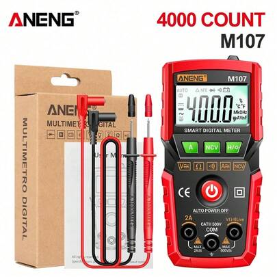 Hochpräziser digitaler Klemmenmultimeter mit Sprachausgabefunktion, AC-Strommessgerät, Elektriker-Profi-Multimeter