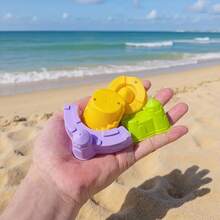 Summer Beach Sand Toy Set For Kids (20Pcs) - Sandcastle Building Kit With Bucket/Shovel/Beach Car, Indoor Outdoor Sandpit Digging Play Tools, Random Colors&Styles| Birthday , ThanksGiving,Summer Day,Back-To-School,Holiday, Children's Day Gift - Multicolor - View 12