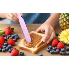 Household Silicone One-Piece Soft Scraper Multi-Function Cleaning Scraper, Kitchen Grease Scraper, Cutting Board Cleaning Tool, Baking Kitchen Gadget, Random Color - A - View 8