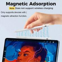 Universal Stylus Upgrade Compatible With Apple 2018-2025, High Sensitivity, Adjustable Tilt Design, Compatible With A16/11/10/8/7/6, Pro 12.9/11/11.0-Inch M4, Air 3/4/5/M2/M3, And Mini 5/6. Also Compatible With IOS And Kindle Tablets. Includes Two Replaceable Nibs And A Charging Cable. - Multicolor - View 3