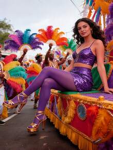 1 đôi quần tất nữ cỡ lớn màu tím mờ, quần tất gợi cảm chống rách, mỏng nhẹ, đa năng cho mặc hàng ngày. - Màu tím - Xem 4