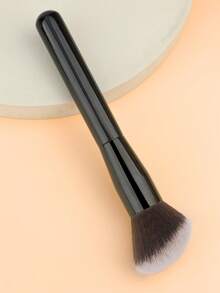 1pc Professional Loose Powder Brush, Large Multifunctional Foundation Blush Contour Makeup Brush, Cosmetic Tool,Giveaways - Black - View 4