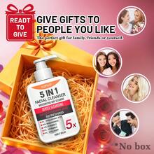 HJPHJP 五效合一洁面乳，富含玻尿酸、烟酰胺、维生素C、维生素E和胶原蛋白，泡沫丰富，温和清洁油脂和杂质，深层补水，提亮暗沉肤色，提升肌肤弹性，适合所有肤质，200克 - 深層清潔 - 查看 7