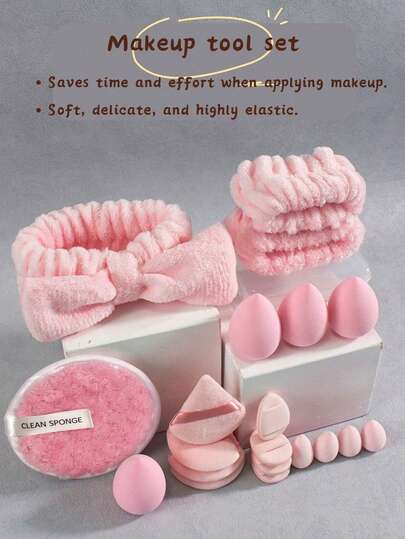 20pcs Makeup Sponges/Puffs. These Beauty Sponges Are Great For Blending BB Creams, Foundation, And Concealer, Especially Adept At Covering Blemishes And Imperfections. They Are Also Excellent For Precisely Contouring Around The Eyes, Nose, And Lips. These Latex-Free, Dual-Use Sponges Expand When Wet, Suitable For All Skin Types.