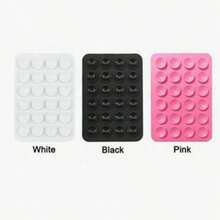 Double-Sided Suction Cup Phone Holder, Silicone Non-Slip Washable Phone Bracket Sticker - Multicolor - View 6