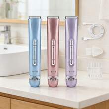 IPX7 Waterproof Dual-Head Epilator - 400mAh Rechargeable Unisex Shaver, Suitable For Face/Body, Portable Beauty Tool - Multicolor - View 2