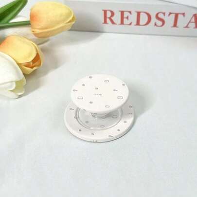 MagSafe Magnetic Phone Holder, Air Cushion Stand, Magnetic Base, Strong Magnetic Adsorption, Detachable, Cute Cat & Fish Bone Pattern Design