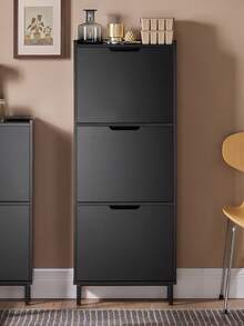 SoBuy Shoe Cabinets - Black - View 2