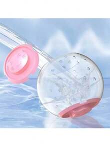 1pc 4.7/6.3 Inch Hamster Ball, Running Ball Toy, Transparent & Breathable, Promotes Healthy Exercise, Relieves Stress, Easy To Clean, Suitable For Small Pets Outdoor Running, Interactive Rodent Toy, Relieves Boredom, Transparent Hamster Ball, Breathable Design, Portable - Pink - View 6
